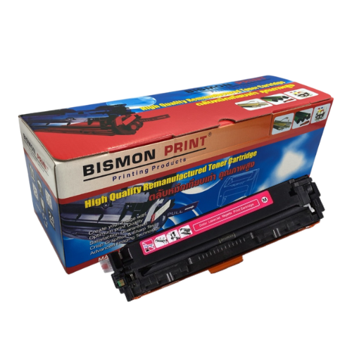 ตลับหมึกเทียบเท่า Toner Cartridge Compatible HP CE323A Magenta, HP 128A Remanufactured